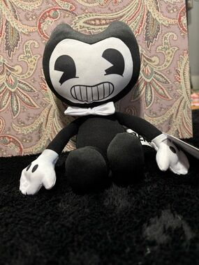 Bendy Plush Toy - Black & White Character